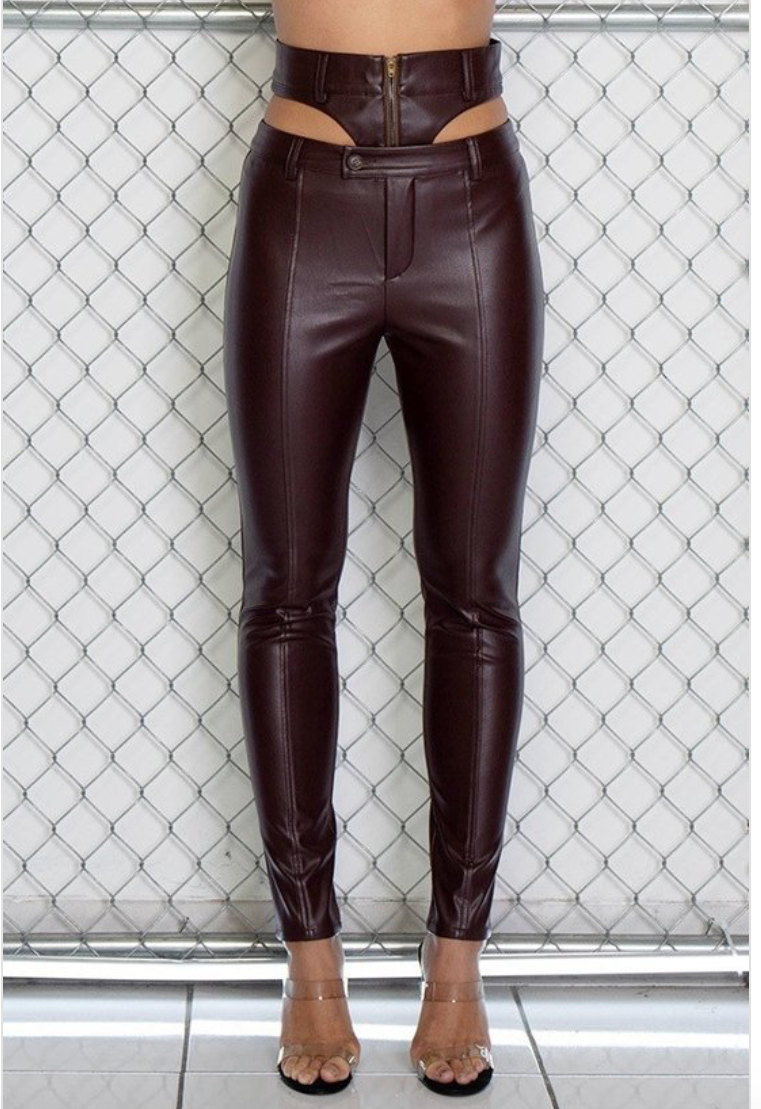 BAD GYRL LEATHER PANT